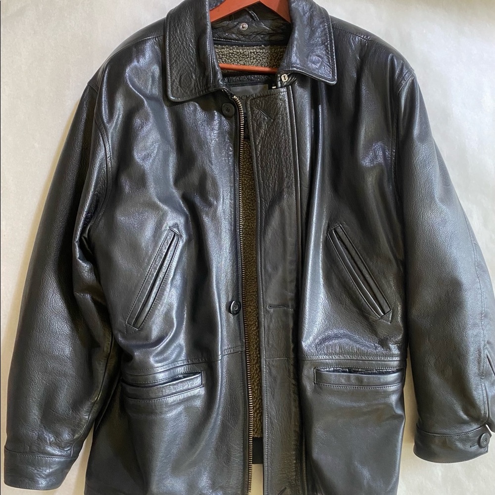 Ochnik Leather Men’s Jacket Genuine Large